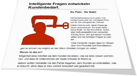 Intelligente Fragen entwickeln Kundenbedarf