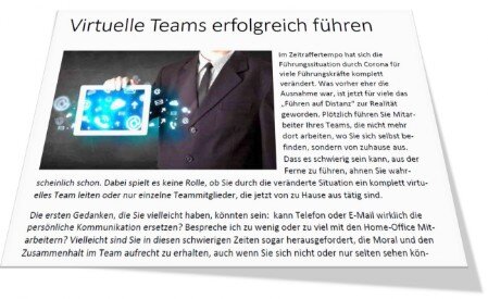 Führung auf Distanz