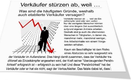 Warum oft Verkaufsprofis versagen