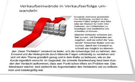 Kundeneinwände sind keine Wände